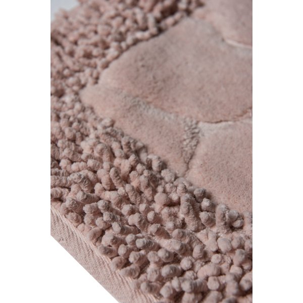 Badezimmerteppich aus Stein - Rosa Badezimmerteppich aus Stein - Rosa