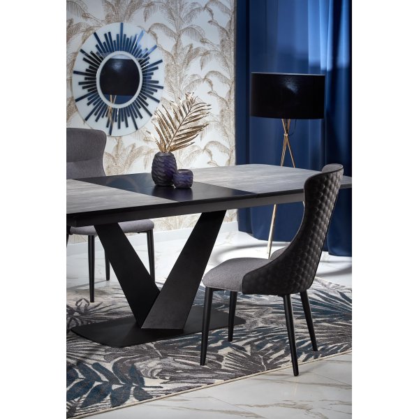 Jaylynn Esstisch 180-230 x 95 cm - Dunkelgrau/Schwarz Jaylynn Esstisch 180-230 x 95 cm - Dunkelgrau/Schwarz