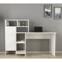 Buggy-Schreibtisch 135,9 x 60 cm - Wei