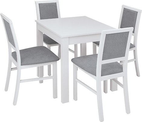 Robi Esszimmerstuhl - Grau/Weiß Robi Esszimmerstuhl - Grau/Weiß