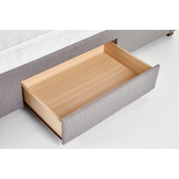 Arijana 140x200 cm grauer Bettrahmen mit Stauraum Arijana 140x200 cm grauer Bettrahmen mit Stauraum