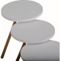 Dreifachtisch 34 cm - Wei