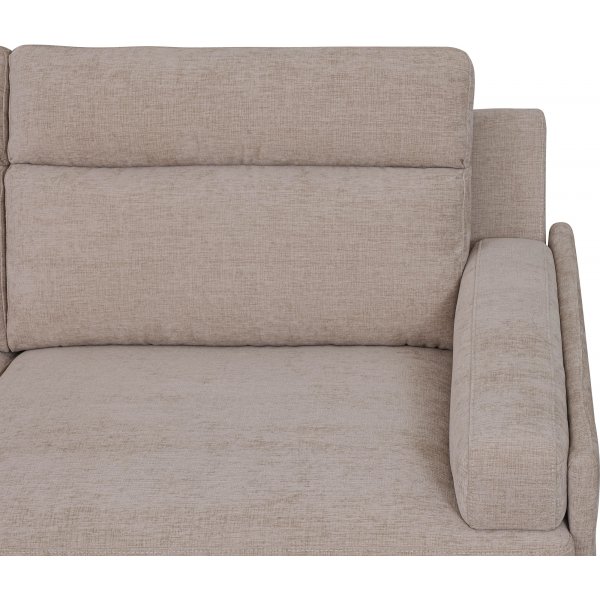 Sofa 3-Sitzer mit hoher Rckenlehne beige - Amsterdam