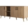 Sideboard aus Eiche 180 cm