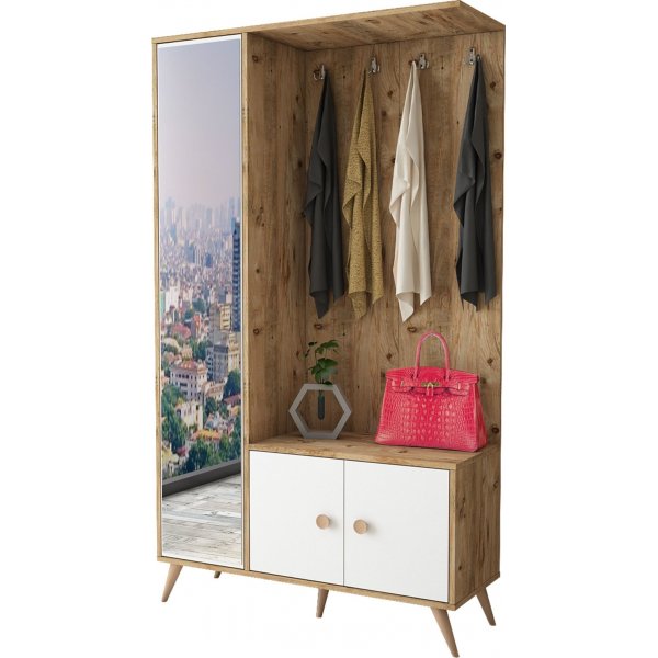 Vilamo Flurmöbel - Kiefer/weiß Vilamo Flurmöbel - Kiefer/weiß