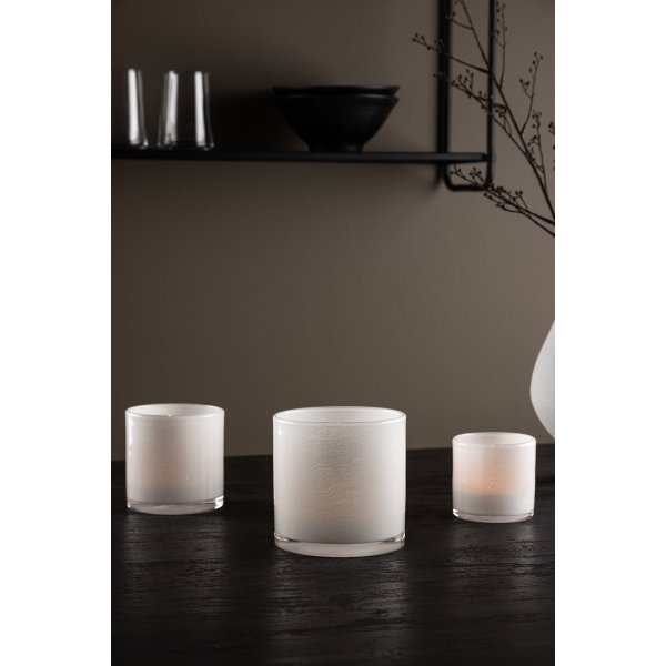 Glora Laterne Ø12 cm - Weiß Glora Laterne Ø12 cm - Weiß