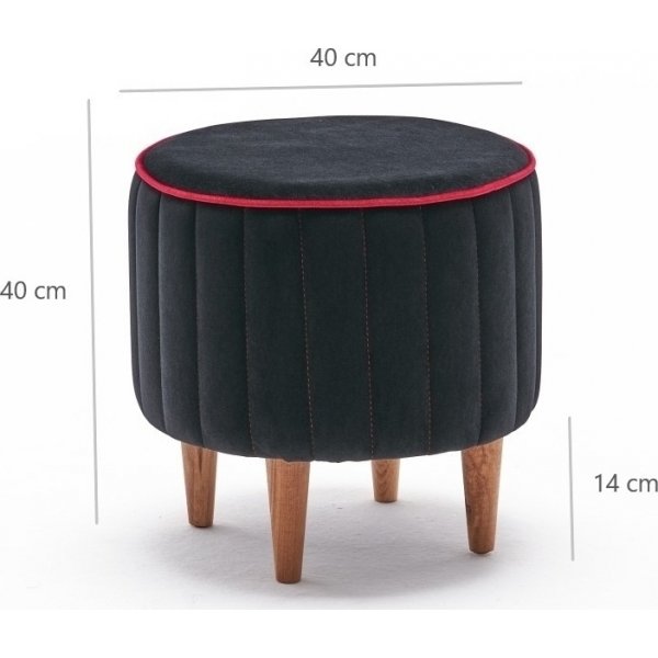 Lindy Hocker - Anthrazit/Rosa