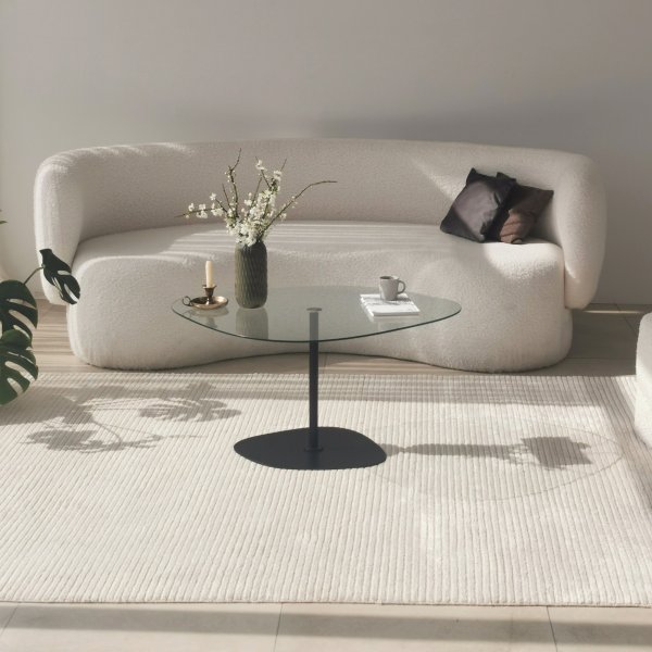 Soho Couchtisch 85 x 67 cm - Schwarz