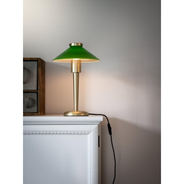 August Tischlampe - Gr�n - 34 cm