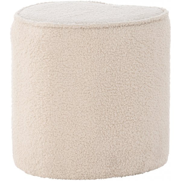 Herz-Pouf - Beige Teddy Herz-Pouf - Beige Teddy