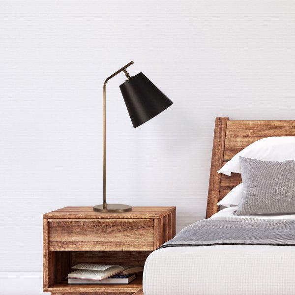 Salini Tischlampe - Schwarz/Vintage