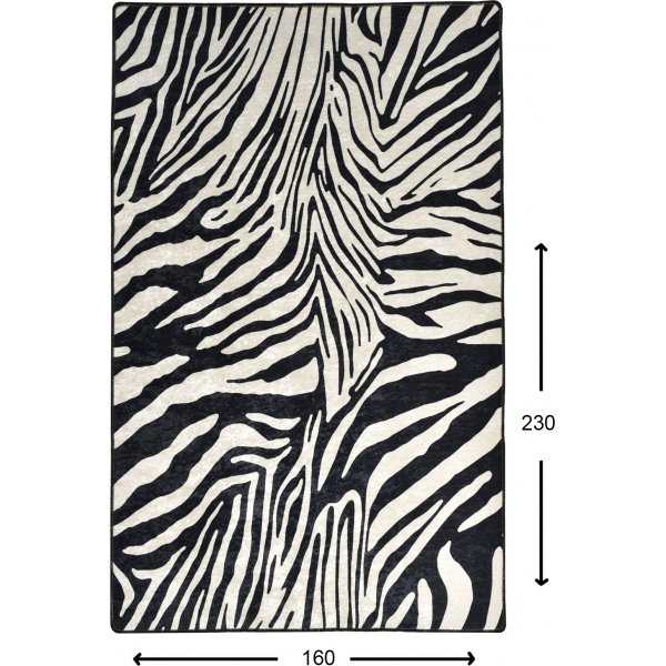 Zebra-Teppich