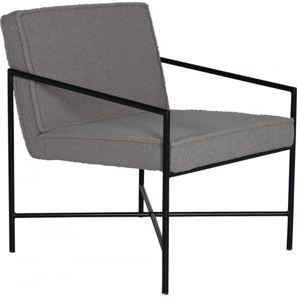 Sessel Tetra - Teddy in Graubeige Sessel Tetra - Teddy in Graubeige