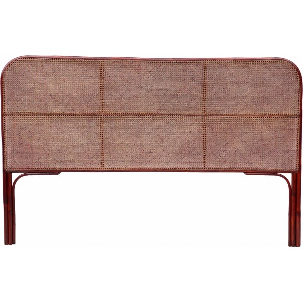 Ipswich braun gebeiztes Rattan-Kopfteil fr 160/180 cm breites Bett + Mbelfe