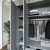 Yaman Kleiderschrank 120 x 45 x 180 cm - Grau