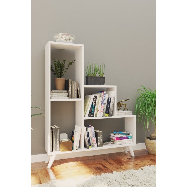 Bücherregal Nisa - Weiß Bücherregal Nisa - Weiß