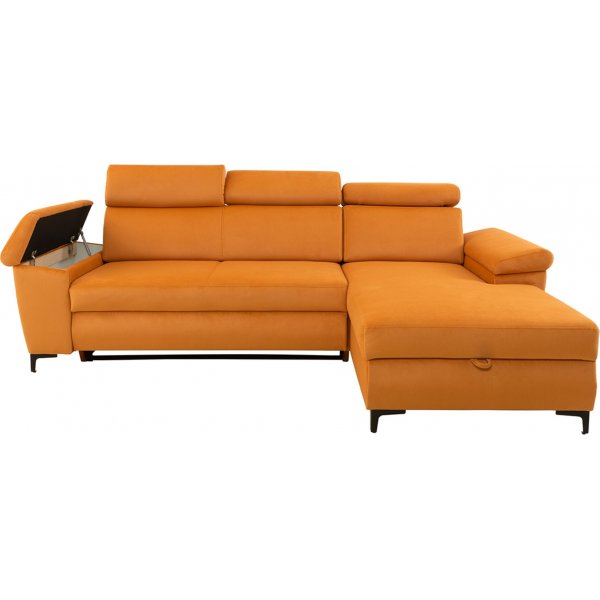 Santi Schlafsofa rechts - Orange