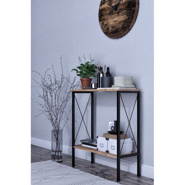 Nina Relieftisch 73 x 26 cm - Schwarz