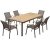 Lara Outdoor Dining Gruppe 6 - Cappuccino