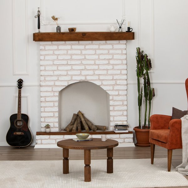 Ida Couchtisch 70 cm - Walnuss