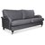 Howard London Premium 3-Sitzer, gerades Sofa, Modell - Grau