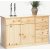 Mario Sideboard mit 2 Schrnken und 6 Schubladen - Lackierte Kiefer