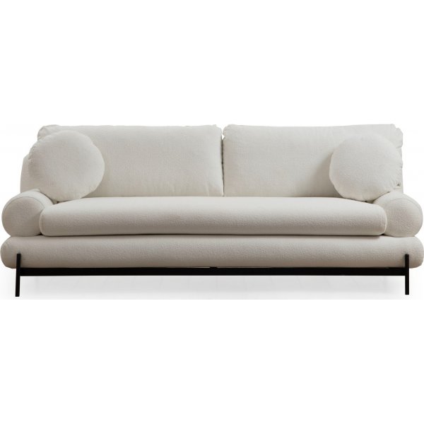 Livorno 3-Sitzer-Sofa - Weiß Livorno 3-Sitzer-Sofa - Weiß