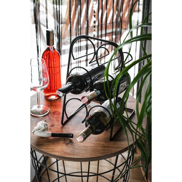 Jade Weinregal - Schwarz