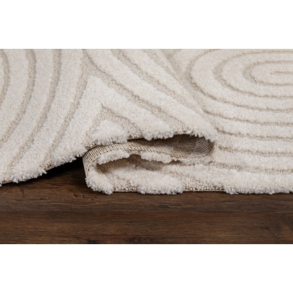 Genova Zen maschinengewebter Teppich Weiß Genova Zen maschinengewebter Teppich Weiß