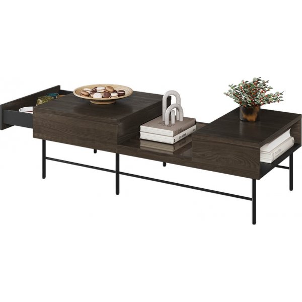 Piedmont Couchtisch - Portland Esche/Schwarz