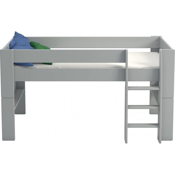 Fr Kinder-Hochbett 90 x 200 cm - Grau