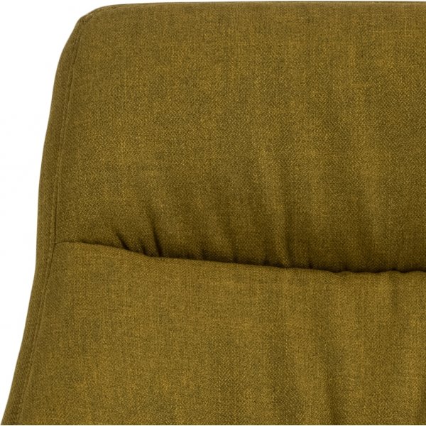 Heidesessel mit Fuschemel - Orange