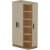 Luses Kleiderschrank - Kiefer/Beige