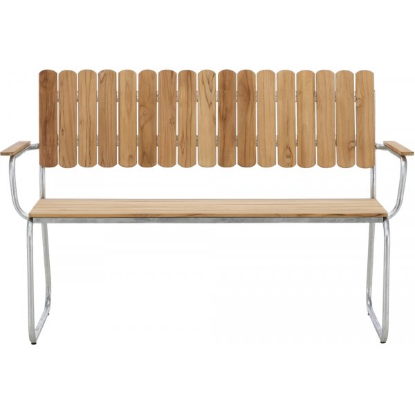 Holmsund Bank - Natur/Silber