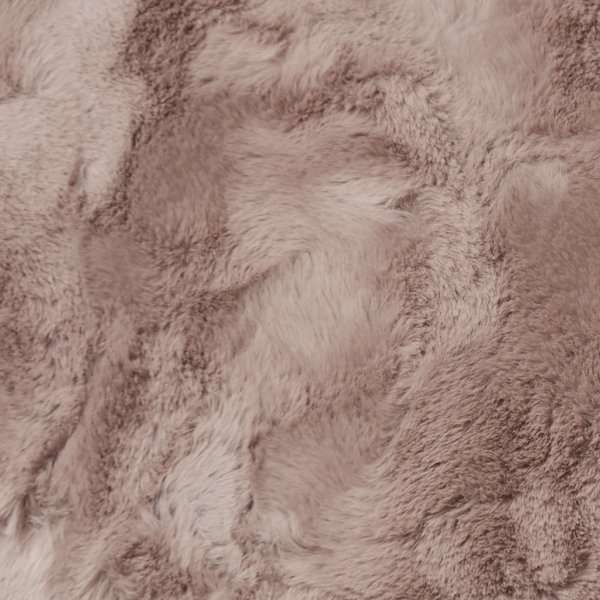 Flauschiges herzfrmiges Dekokissen Pink - 45 x 45 cm