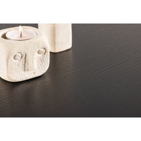 Couchtisch 120x60 cm schwarz gebeizte Eiche - Olivia