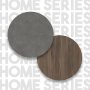 Home-Bcherregal - Braun/Grau