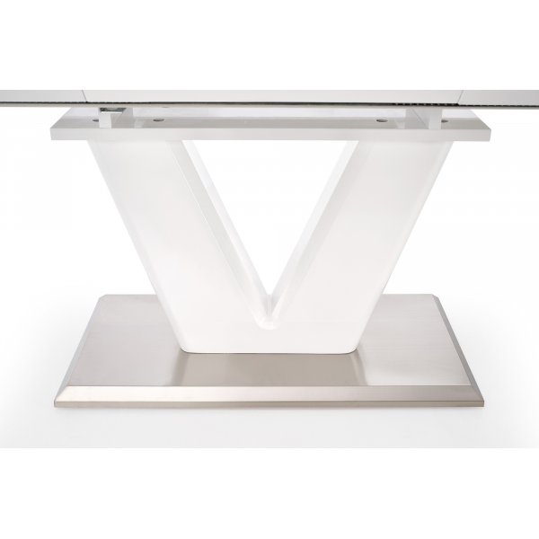 Annelise Esstisch 160-220 cm - Weiß Hochglanz Annelise Esstisch 160-220 cm - Weiß Hochglanz