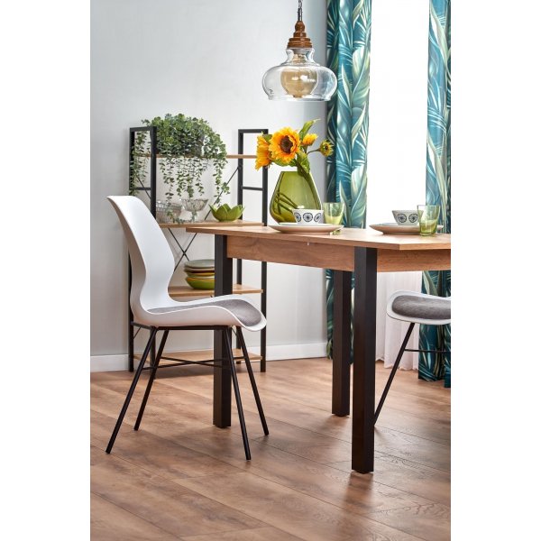 Dulce Esstisch 100-138 cm - Schwarz Dulce Esstisch 100-138 cm - Schwarz