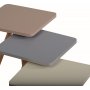 Dreifach gedeckter Tisch 34 x 34 cm - Cappuccino/Grau/Creme