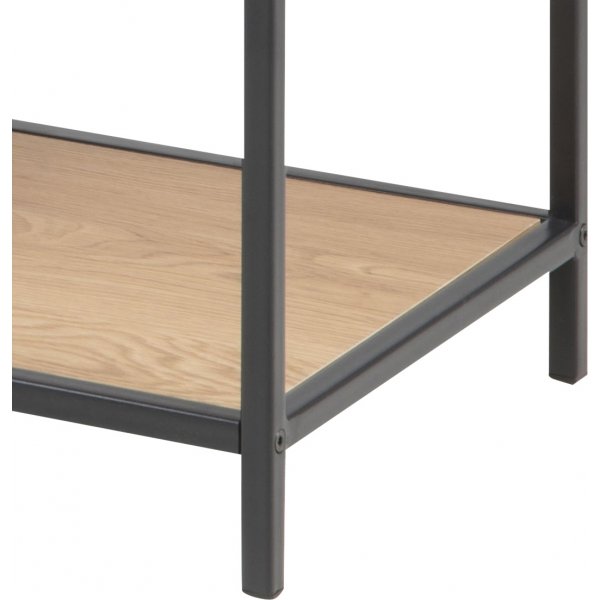 Seaford Bcherregal 114x78 cm - Eiche/schwarz