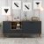 Nappa-Sideboard - Anthrazit/Walnuss