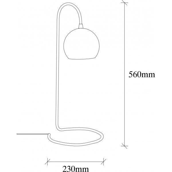 Yllan Tischlampe - Schwarz