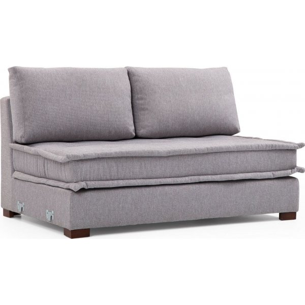 Diwansofa Lena - Hellgrau