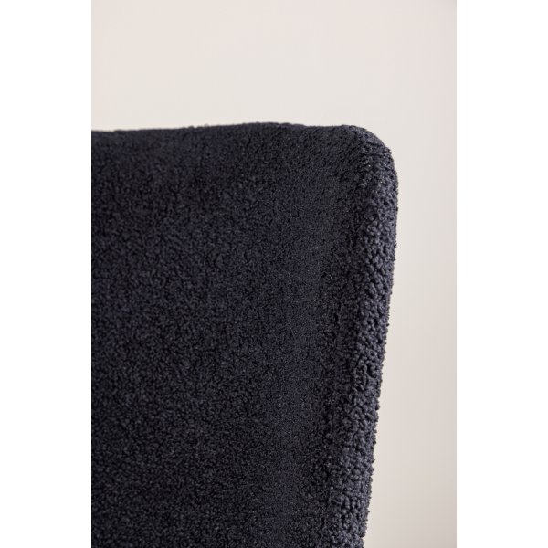 Modesto Esszimmerstuhl - Schwarzer Teddy