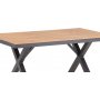 Garcia Esstisch 150 x 90 cm - Schwarz/Natur