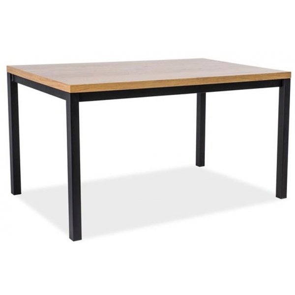 Whisper 180 cm Esstisch - Schwarz/Eiche