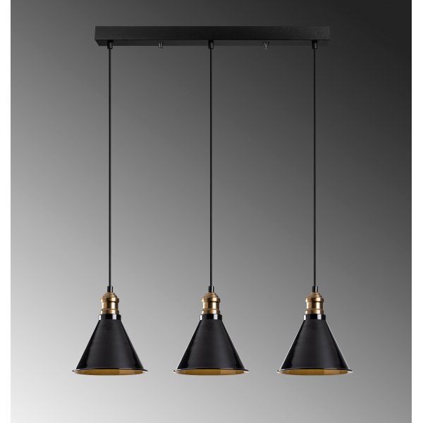 Berkeley Deckenleuchte 251-S1 - Schwarz