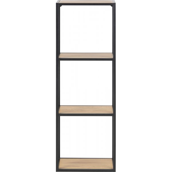 Seaford Wandregal 108 cm - Eiche/schwarz