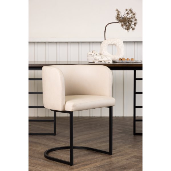 Simrishamn Sessel - Beige/Schwarz